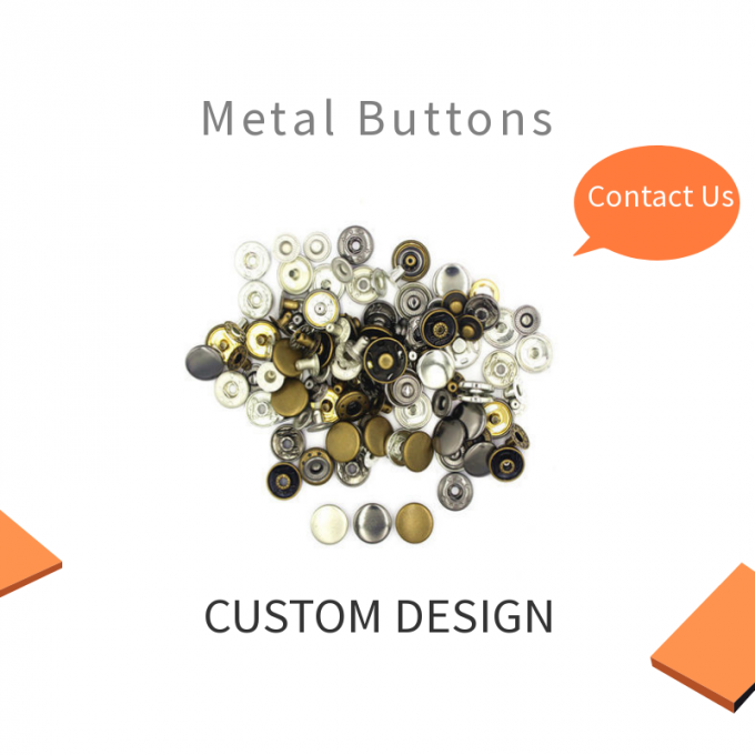 projeto dos botões da forma do pedido em grandes quantidades do fornecedor dos botões do metal