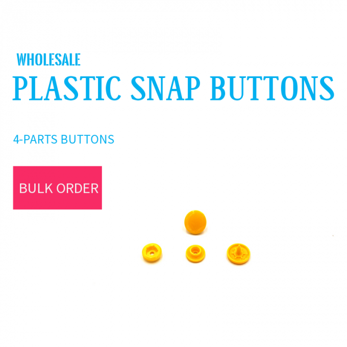 botões instantâneos plásticos