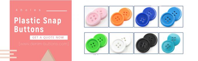 botões instantâneos plásticos